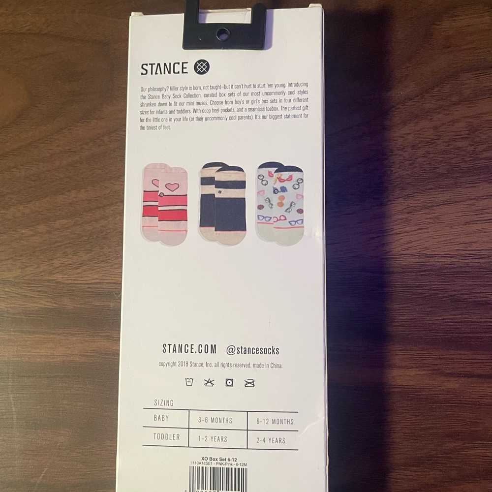 BABY Stance socks (6-12 months)